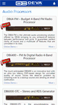 Mobile Screenshot of deva-audio-processor.com